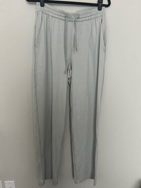 Lululemon Mens Gray Lounge Athletic Straight Leg Drawstring Pants LM5BGF Sz M
